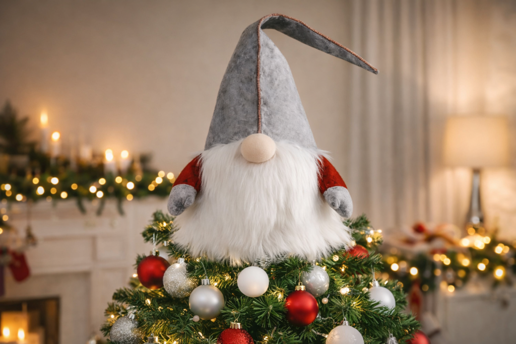 необычный топпер для ёлки