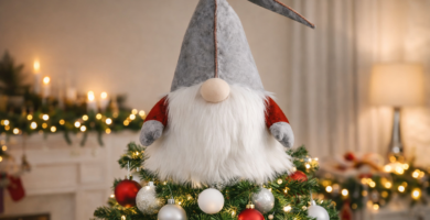 необычный топпер для ёлки