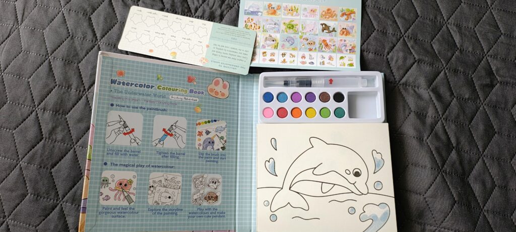 Watercolour Colouring Book отзыв